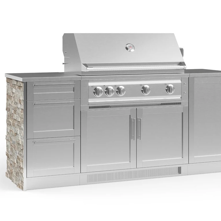 NICOCABINET Hot Selling Smart Style Barbecue  Stainless Steel Cabinet Outdoor Using  Kitchen Grill