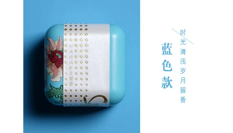 Custom Printed Empty Small Square Candy Cookies Packaging Tin Box Can Coffee Spice Tea Tins