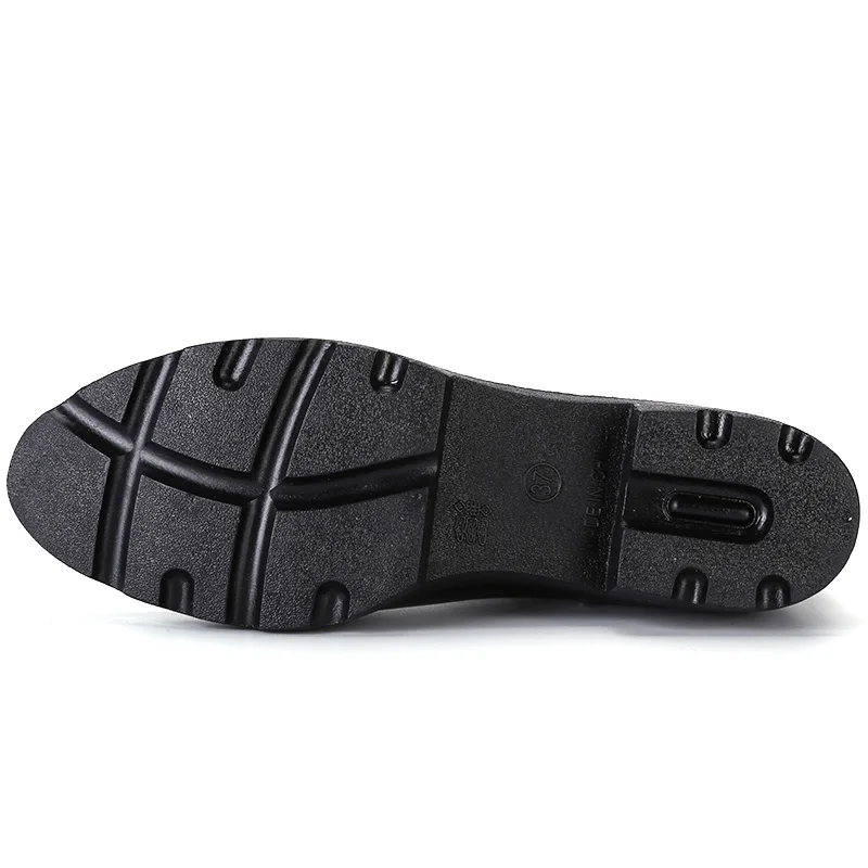 Black Boots For Women Ankle Booties Stretch Knit Patchwork Fashion Chelsea Design