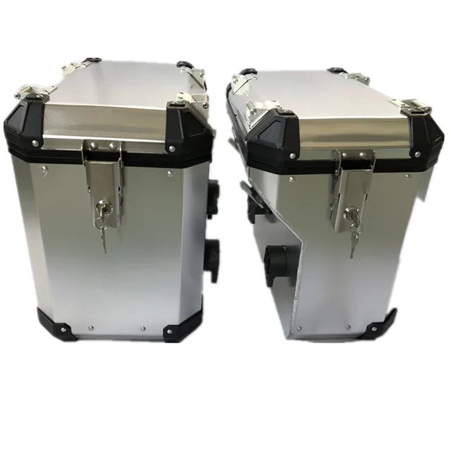 Aluminium Motorcycle Cargo Box Side box Pannier For TRIUMPH TIGER 1200XC