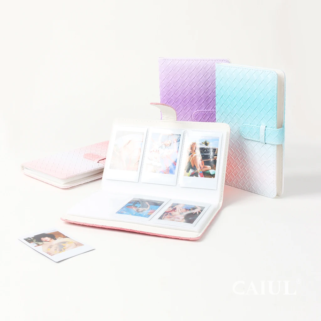 Scrapbooking Supplies Wheat Pattern Card Binder Photocard Holder 96 Photo Gifts For Fujifilm Instax mini 11 accessories