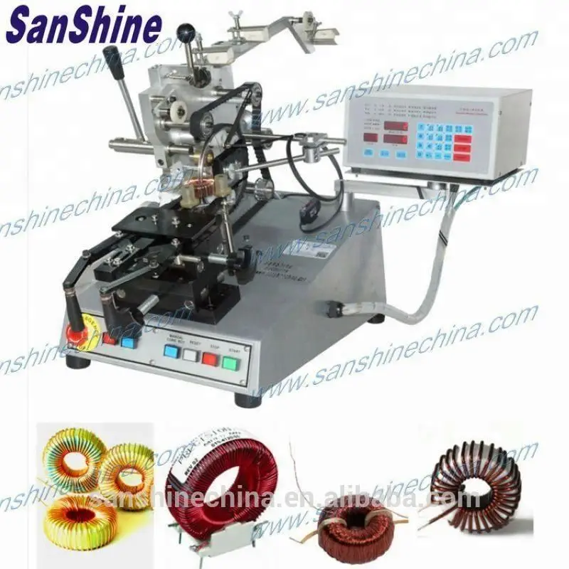 Belt type automatic toroid winder coil winding machine