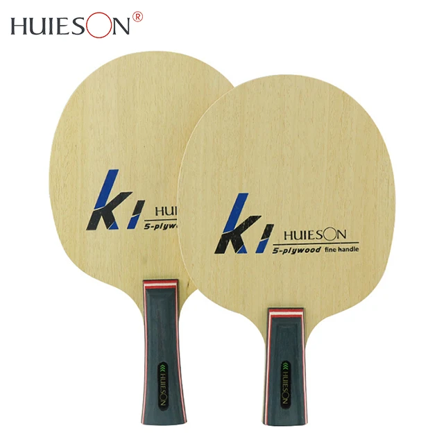 
HUIESON Custom Printed OEM Professional Ping Pong Paddle Wood Blade Table Tennis Bats Racket 