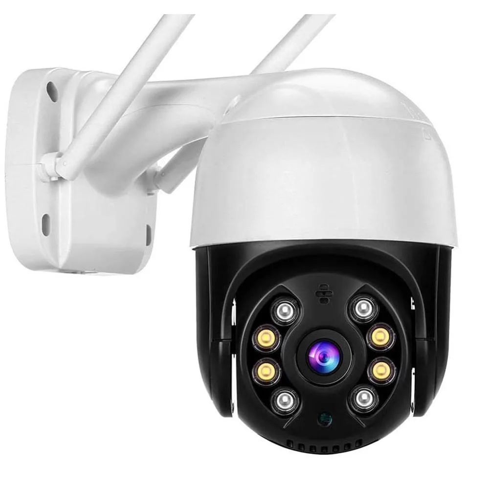 Outdoor PTZ Security Camera, 1080P Home 2.4Ghz WiFi IP Surveillance Camera, Two Way Audio Motion Detection Night Vision CC152
