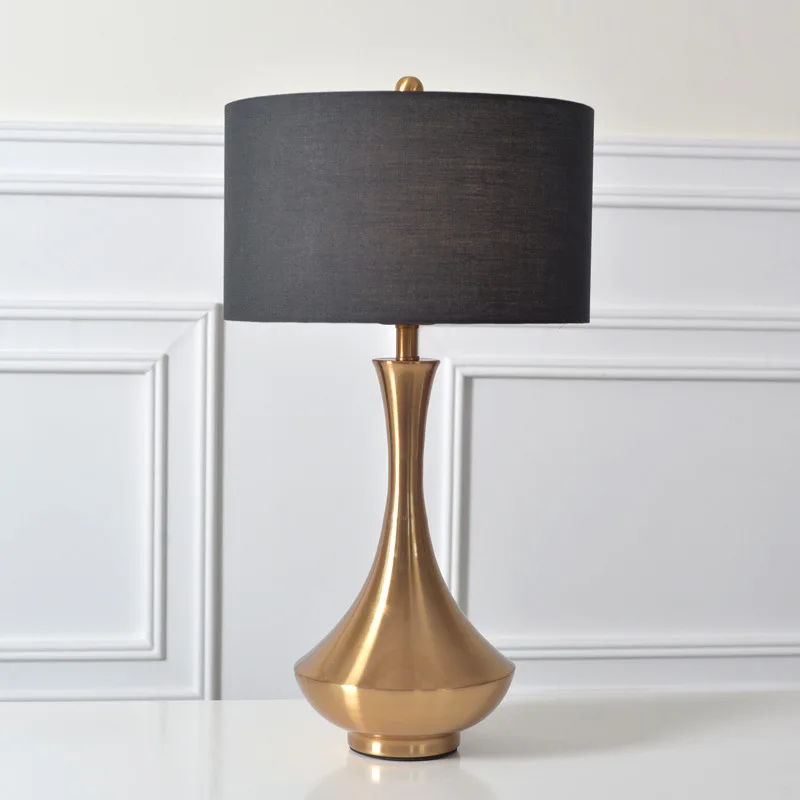 American bedroom lamp simple modern living study bedside personality hotel decorative lights
