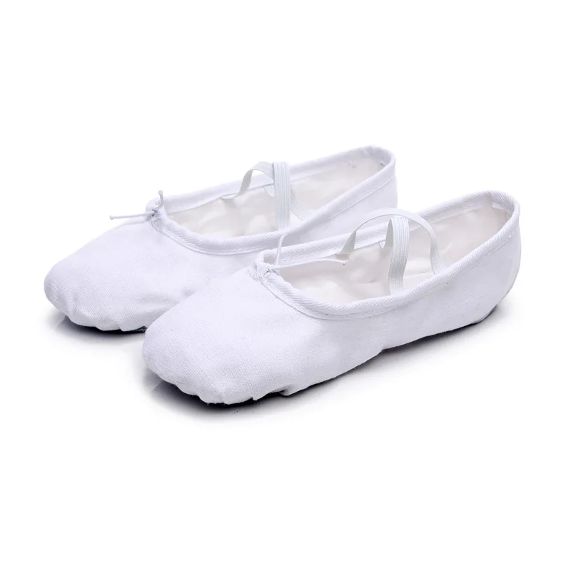 Ballet Shoes Highly Stretch Canvas Adult Ballet Slippers Split Sole Yoga Dance Shoe