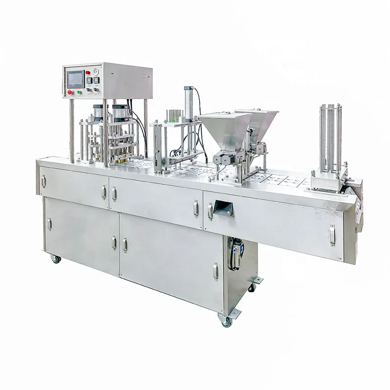 Машина для запечатывания пищевых контейнеров из алюминиевой фольги для меда, чая, кофе и пищевых продуктов для домашних животных