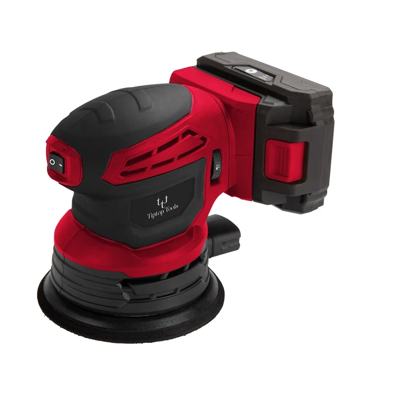 Customized 20V Lithium Battery Random Orbital Sander Machine 125mm 6 Variable Speed Cordless Power for Wood