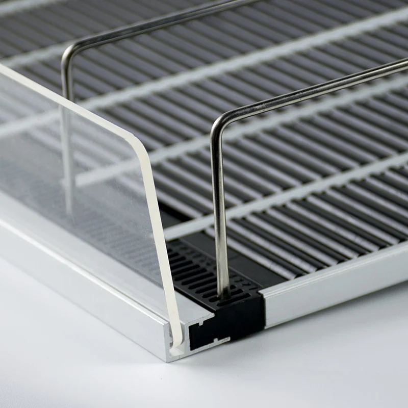 Supermarket Grocery Display Rack Beverage Glides Cooler Roller Shelf