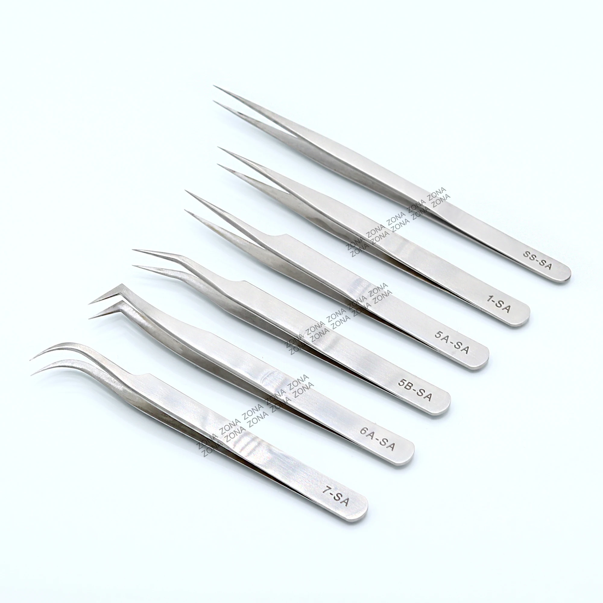 Лидер продаж, профессиональные Качественные прямые пинцеты для ресниц, оптовая продажа, для получения нескольких российских ресниц