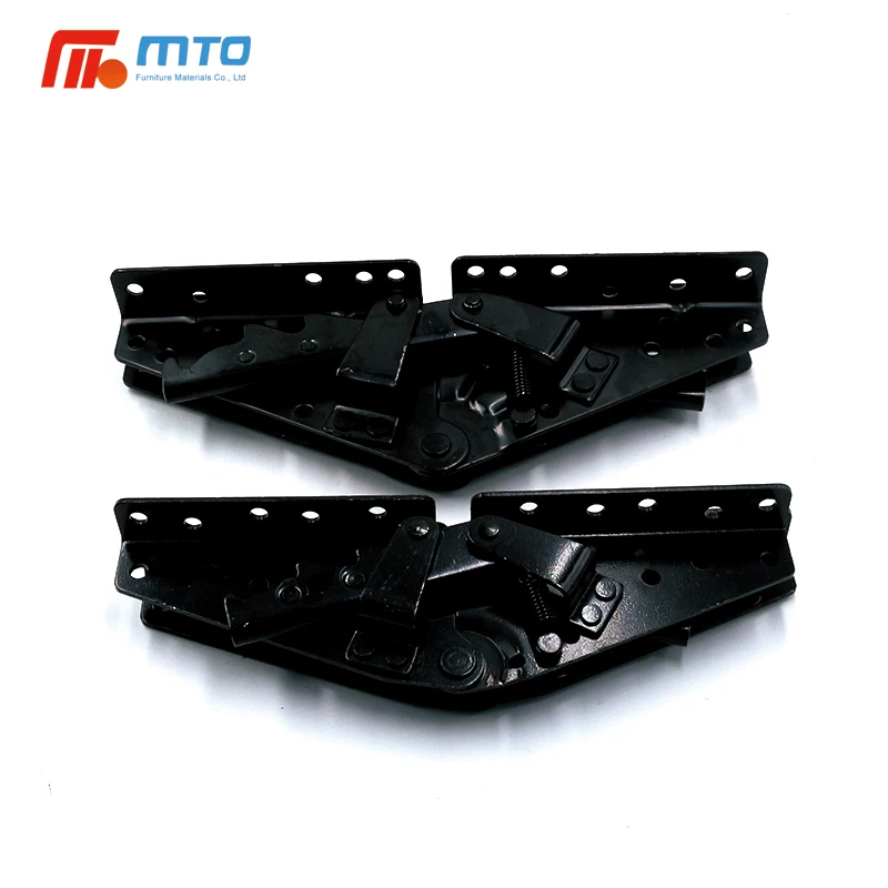 Concealed Fasteners Sofa Bed Connector Angle Adjustable Ratchet 90 Degree Stainless Sofa Lift Hinge Mechanism