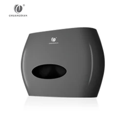 Chuangdian double jumbo roll paper towel dispenser large capacity twin toilet paper dispenser for bathroom restroom CD-8072