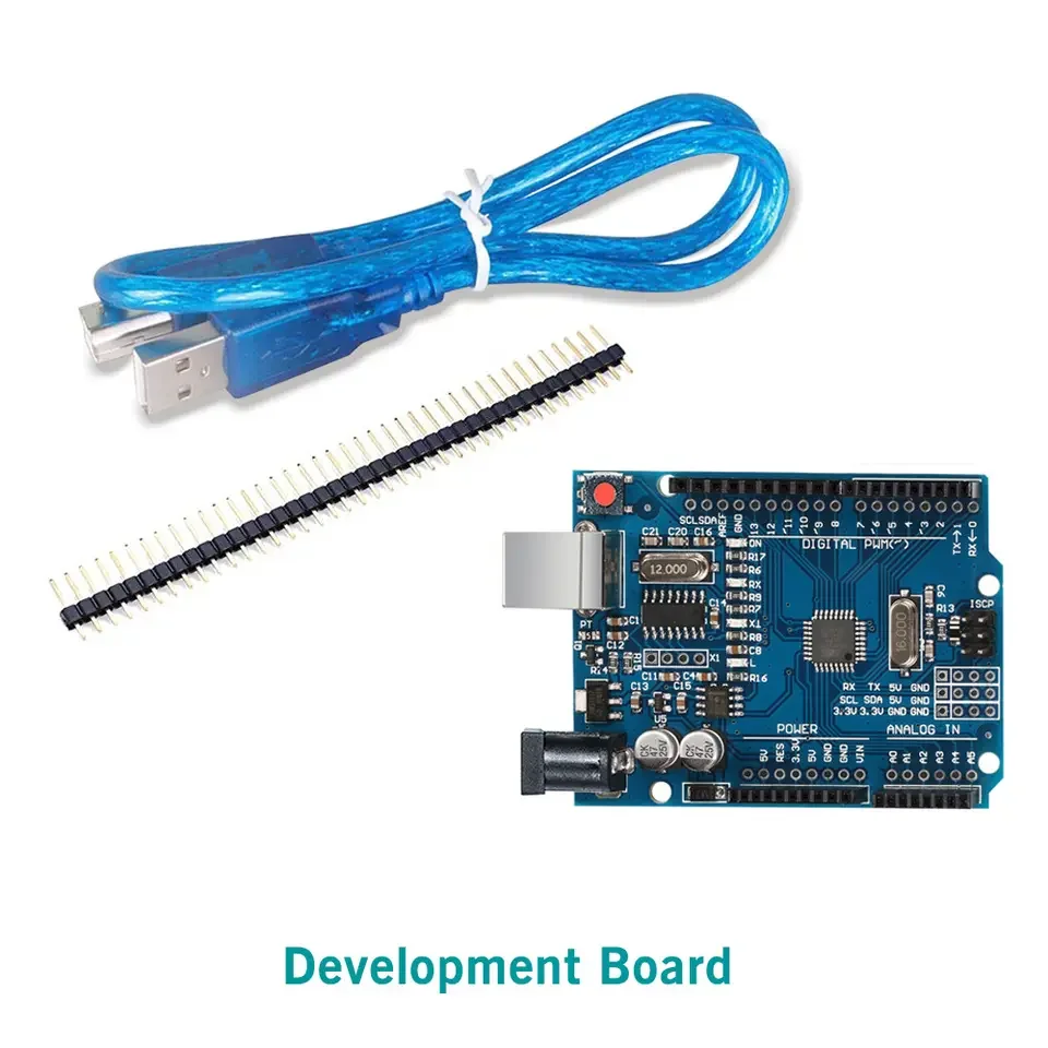 Arduino UNO R3 оригинальная развивающая плата для Комплект ATmega328P с USB-кабелем