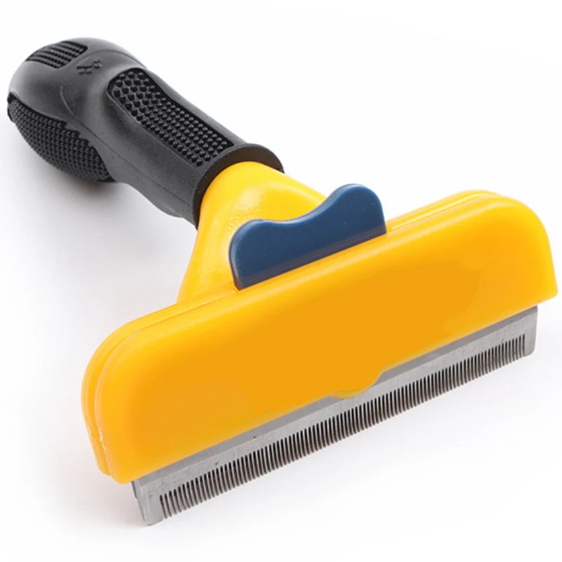 
Stainless Steel Pet Grooming Hair Fur Remover Combs Deshedding Tools Fur Eliminator For Long Hair Dog 