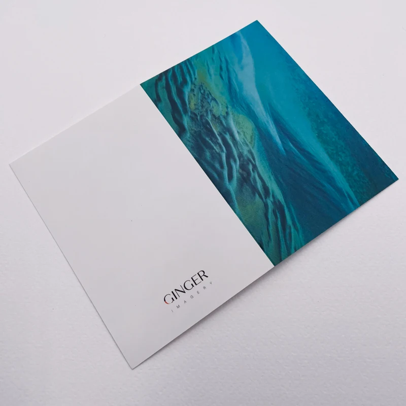 Wholesale business card paper folding postcard wedding gift card custom printing thank you birthday greeting christmas card