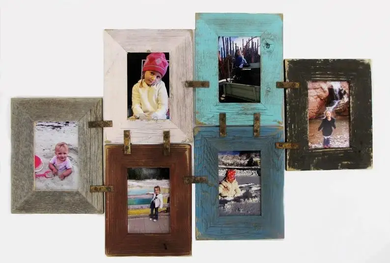 Wedding Photo DIY 4X6  Collage Kit Multi Picture Frame for multiple pictures