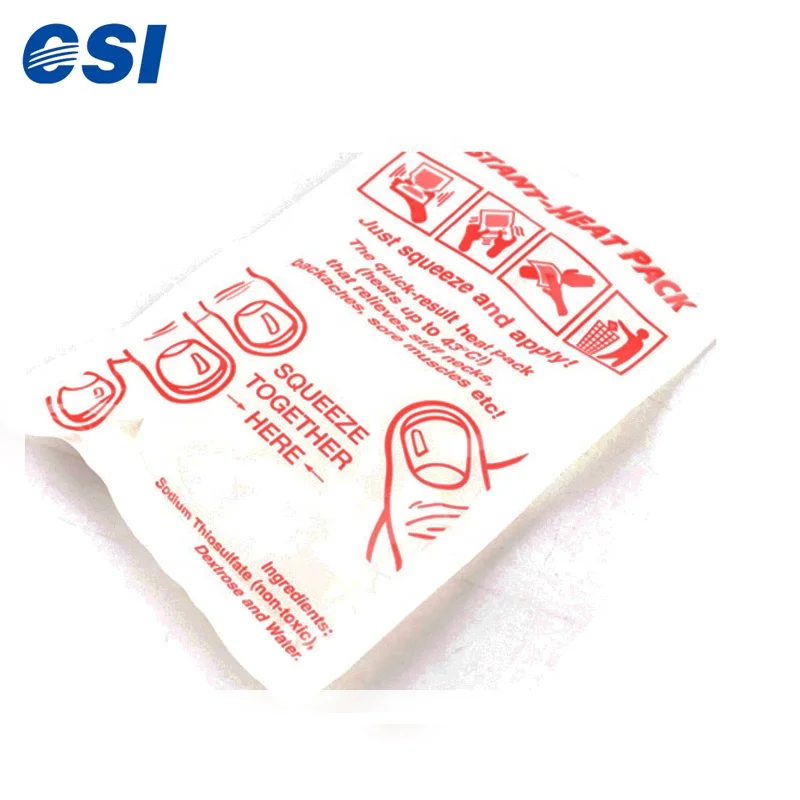  CSI оптовая продажа 200 г одноразовый дискомфорт для тела мгновенный горячий пакет