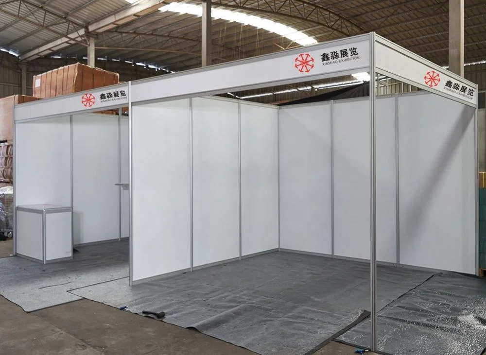 5 booth linked, EXHIBITION BOOTH 3X3M ,tradeshow aluminum made exhibition stand panel sheet