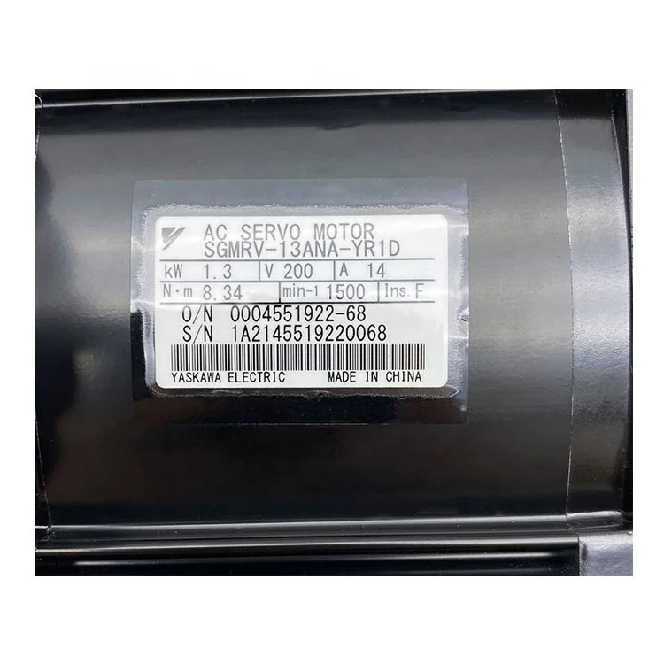 YASKAWA SGMRV-13ANA-YR1D MOTOR AC SERVO 1.3KW SIGMA 5