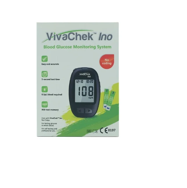 Manufacture VivaChek 900 Test Memory Touch Blood Glucose Meter Device Glucometer
