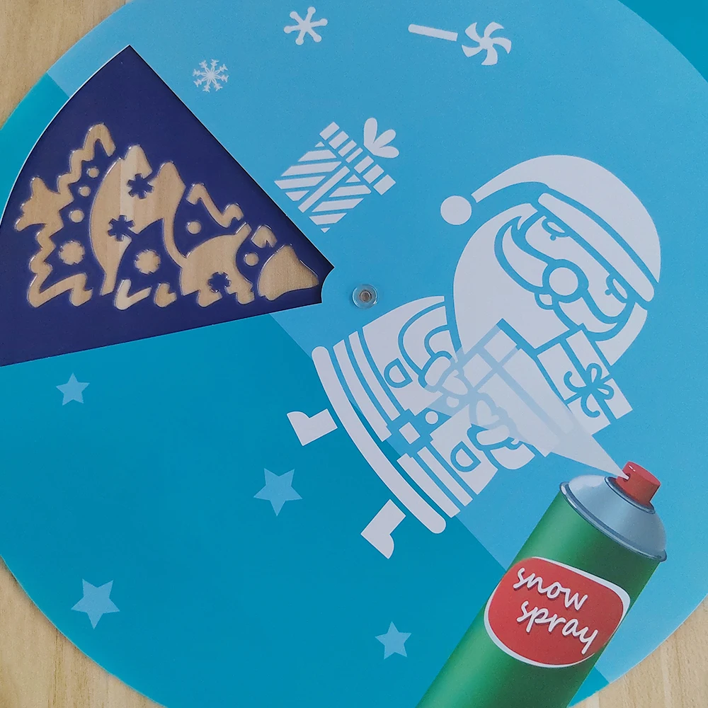 Christmas Stencils Reusable Stencil For Painting On Wood Fabric Paper Windows Cards For Festival