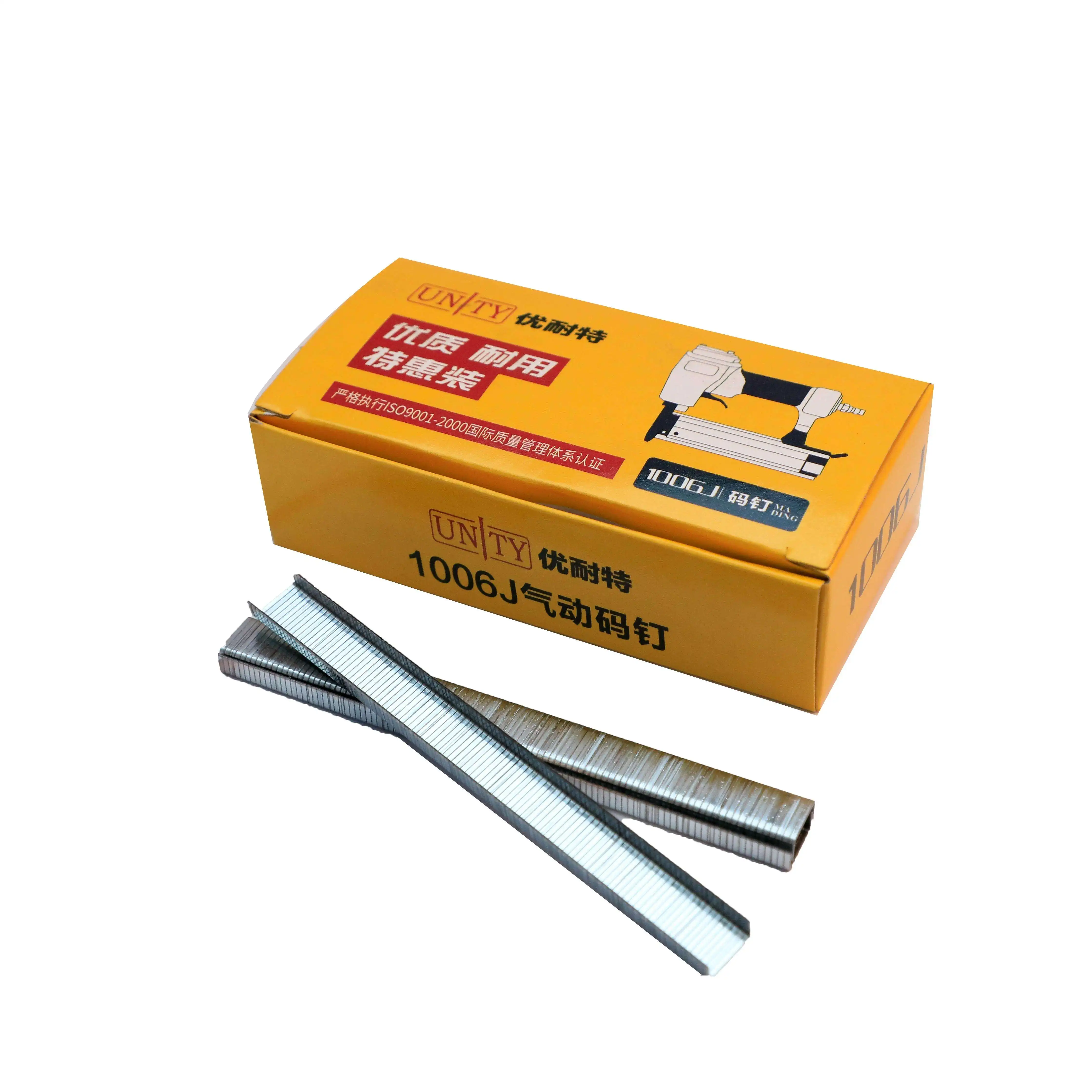 Wholesale price 22 Gauge 10F Series Staples 10F/16 10F/18 Upholstery Furniture Staple for wood