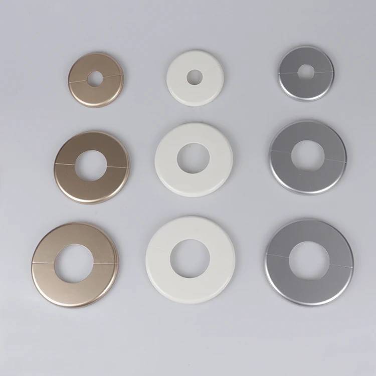 Plastic hole cover adjusting ring through wall pipe sleeve air conditioning hole decorative cover