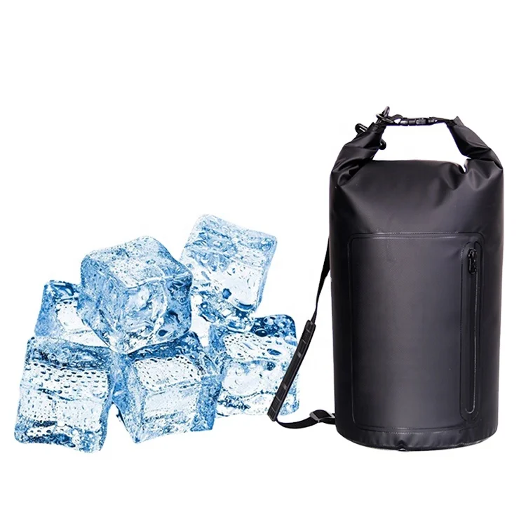 Portable custom oem logo 15L waterproof Insulated soft small cooler dry bag backpack for outdoor traveling
