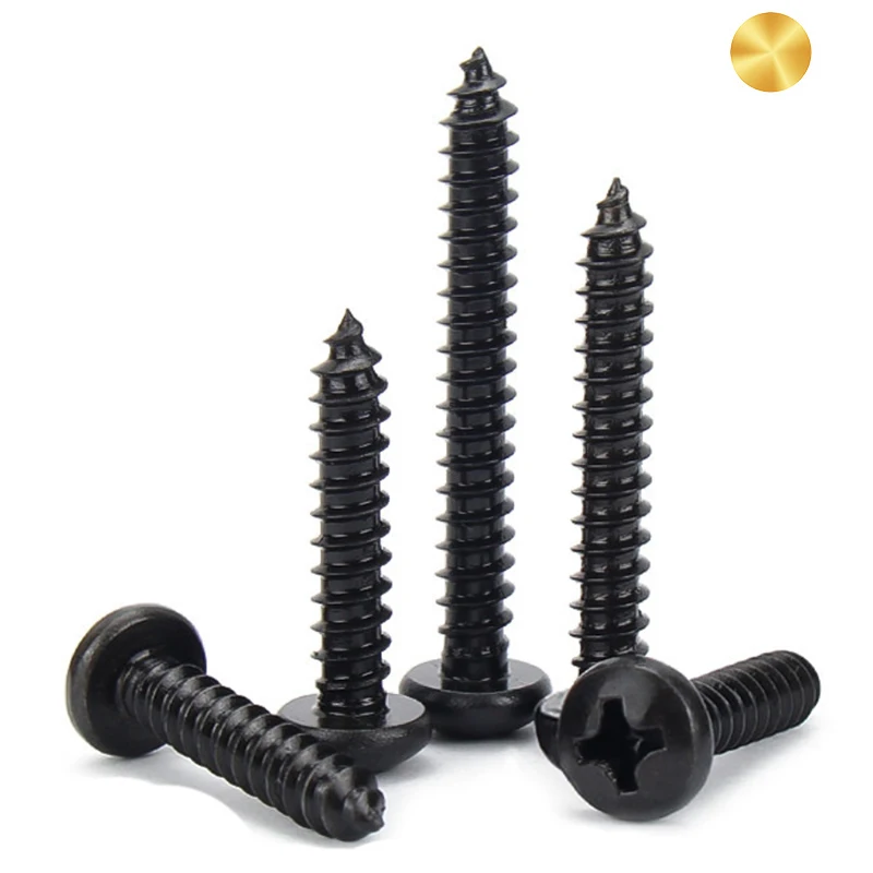 Phillips wood screw  in boxes Pan head self tapping carbon steel C1022 10B21 screw for wood