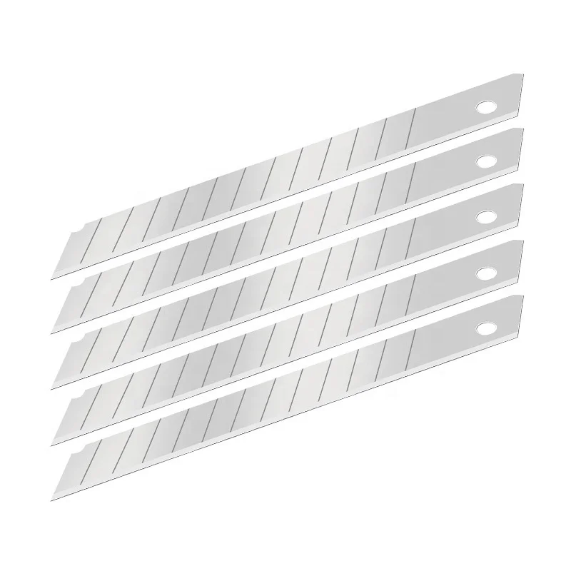 Wholesale steel blade 9mm utility knife cutter blade box cutter blade