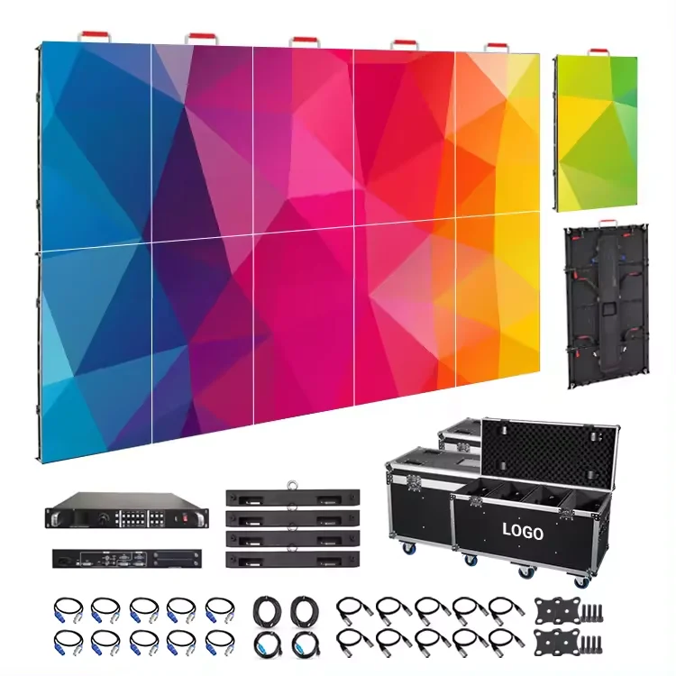 Rental Ledwall Outdoor Indoor Event Stage Background Backdrop Video Wall Pantalla P2.9 P3.91 P4.8 Led Display Screen For Concert