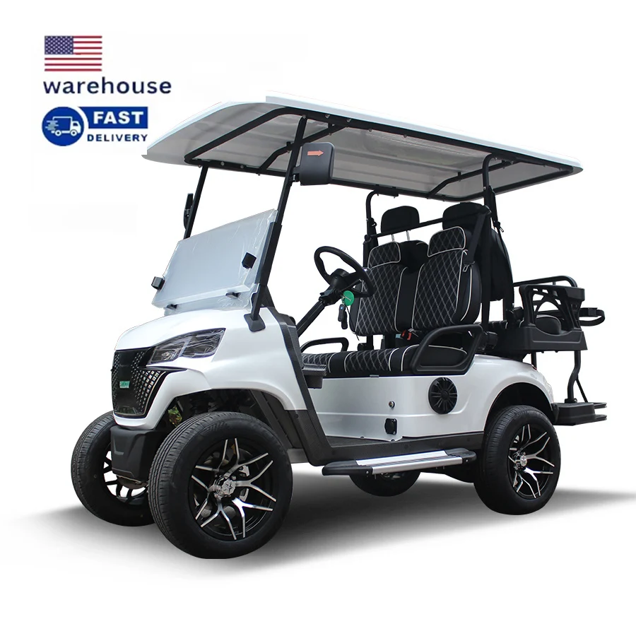 US/German warehouse custom comfortable 4 seats Affordable club electric golf cart For Airport/Station/Campus/Hotel/Tourism