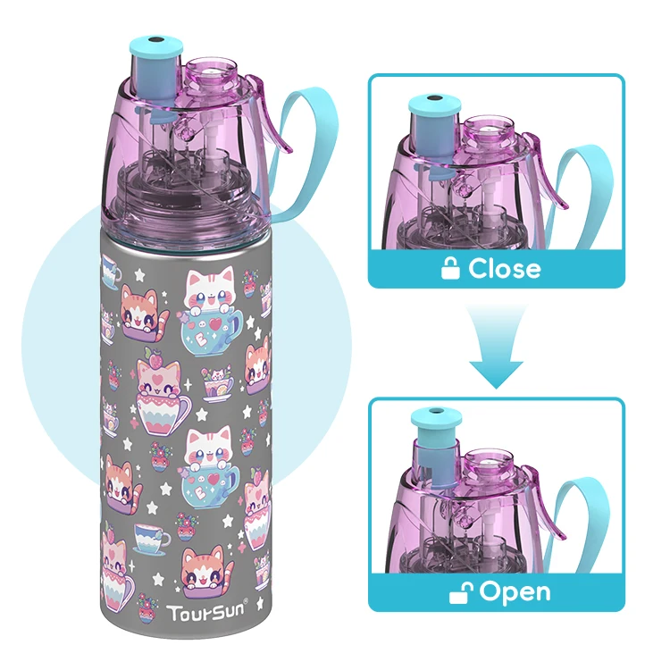 Hot Sale Good Price Bpa Free Stainless Steel Kids Water Bottle Straw Drinking For School