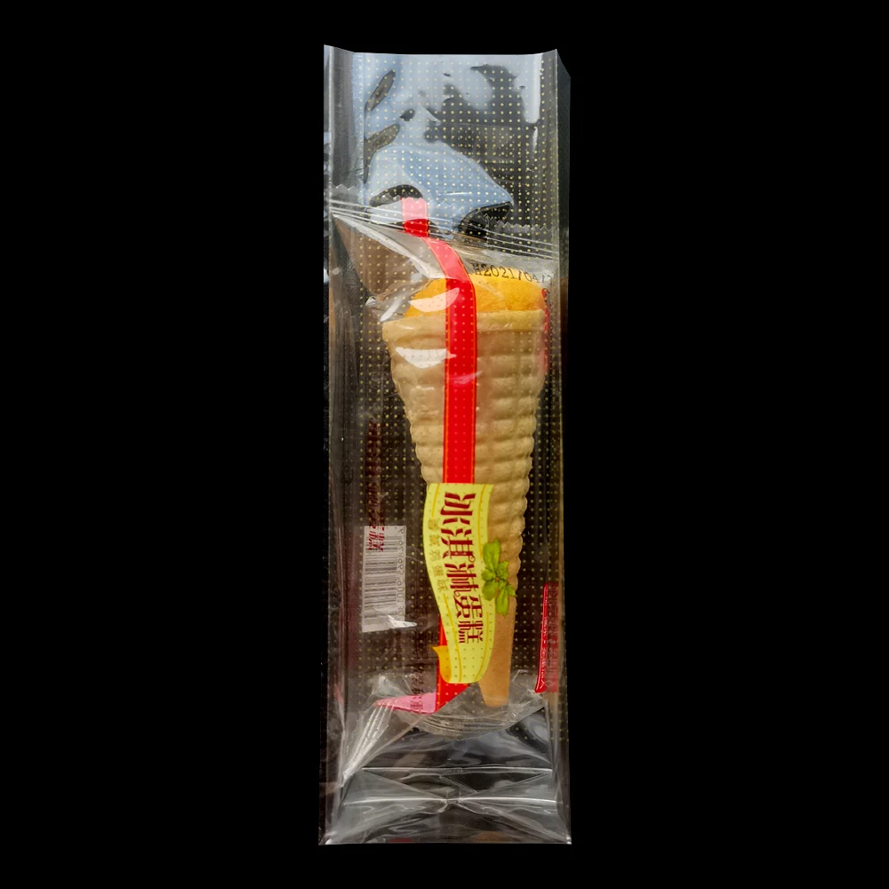 custom easter christmas thanksgiving day gift packing chocolate snacks lolis block bottom flat cellophane opp candy bags