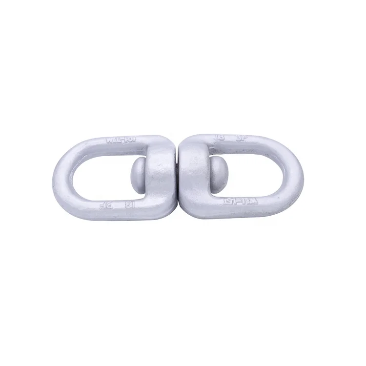 Heavy Duty Best Selling G401JIS Type Forged Electric Galvanized Chain Swivel for Lifting