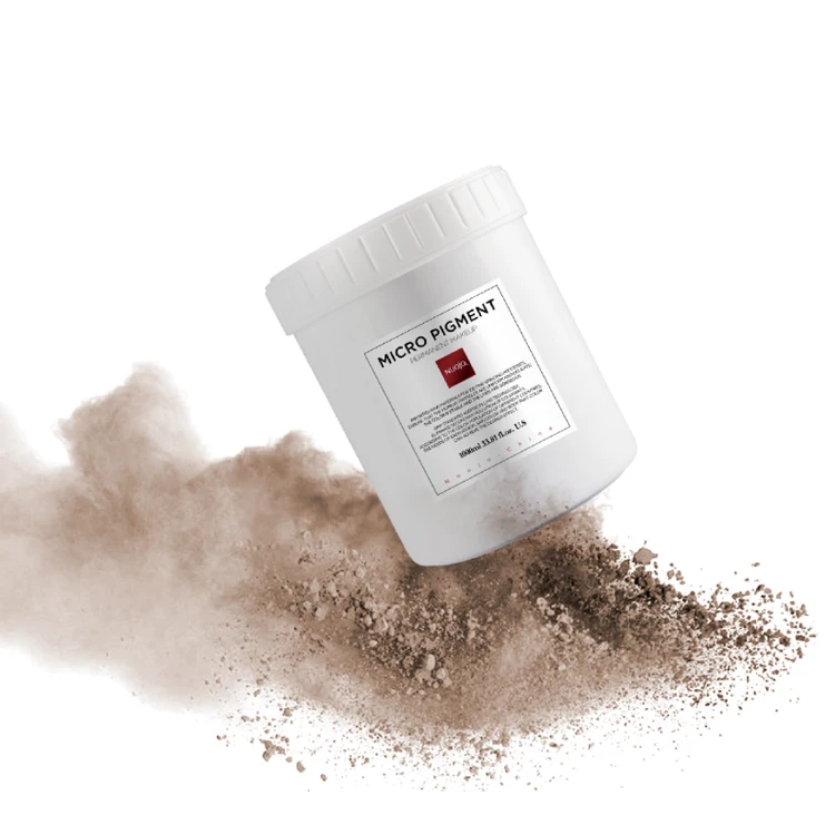 NUOJO Factory semi permanent makeup eyebrow ink lips eyeliner tattoo color microblading pigment For Manual pen Toner Pigment