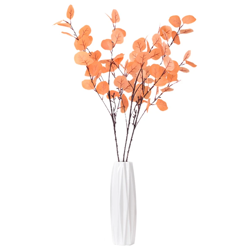 Wholesale Wedding Home Decor Green Eucalyptus Leaf Stems Apple Leaf Natural Real Flower Dried Preserved Eucalyptus Leaves