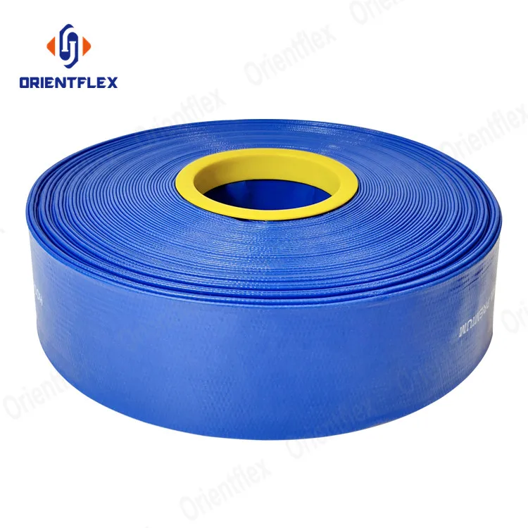 10 Inch 15 Bar Cheap Price 150Mm 125Mm High Pressure 3 Inch 5 Inch Pvc /Tpu Layflat Flexible Hose 200Mm Supplier