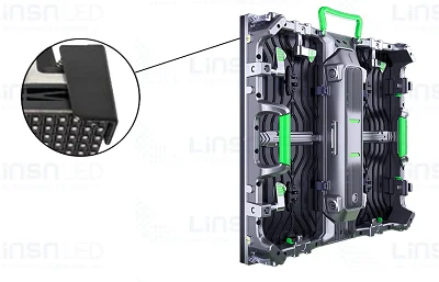 P2.976 SMD наружная Аренда полноцветный светодиодный дисплей 500x500 мм NG500