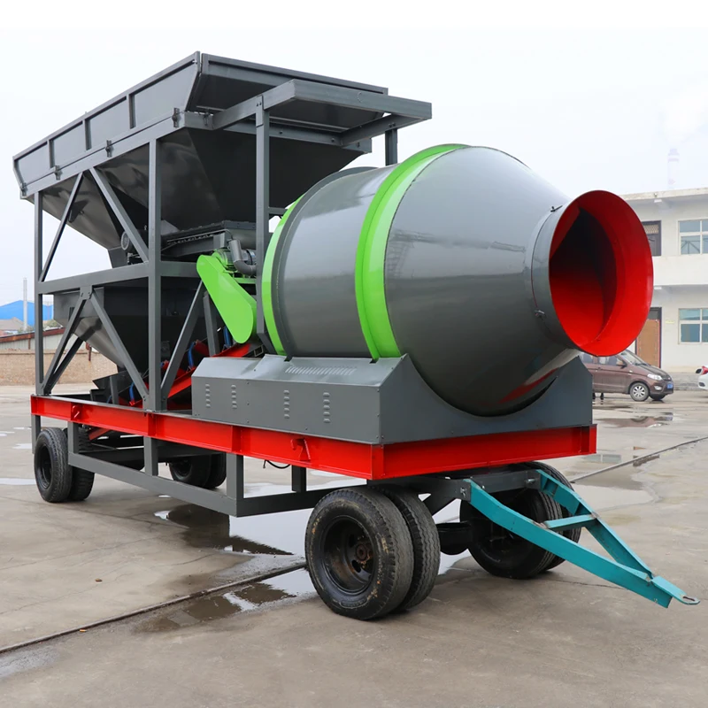 Stationary Asphalt Mixing Plant JZM750 Hot Asphalt Mix Plant Mini Movable Ready Mix Batching Plant