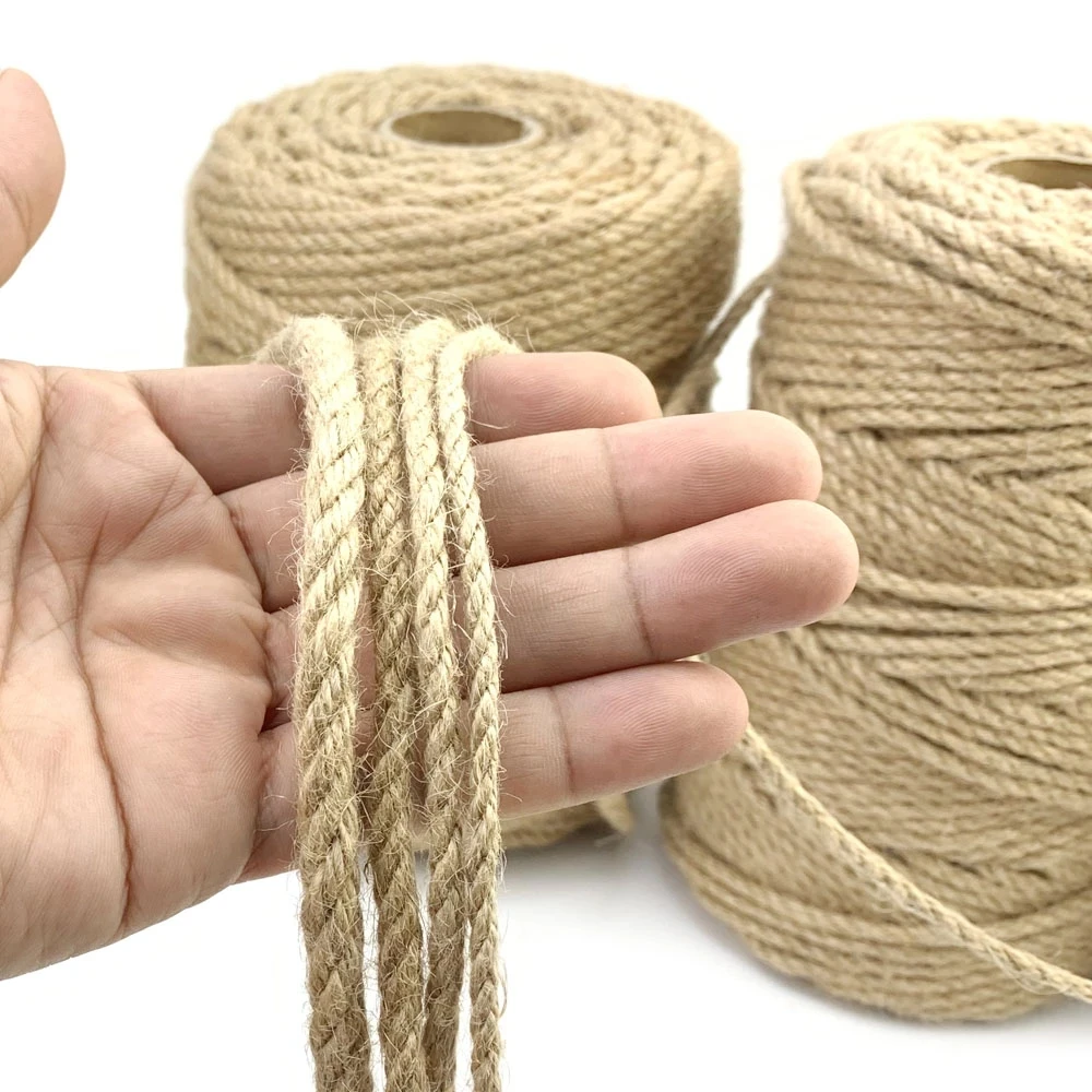 Natural Sisal Rope Cat Tree House DIY Cat Scratcher Rope Climbing Frame Twine Rope For Cat Sharpen Claw