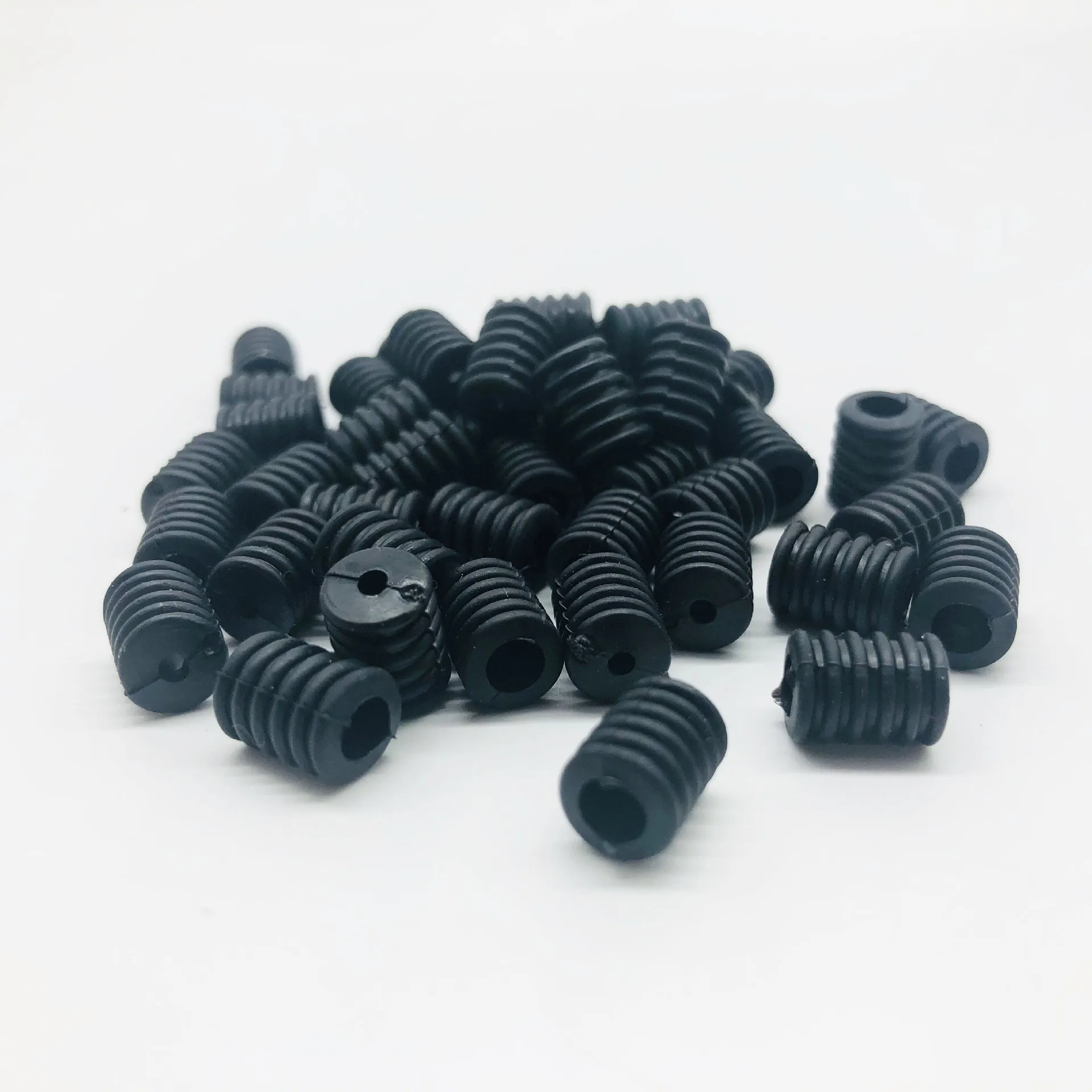 Wholesale Small Toggle String Ear Loop Rope  Adjuster Clip Drawstring Elastic Band Rubber Plastic  Cord Lock Stopper