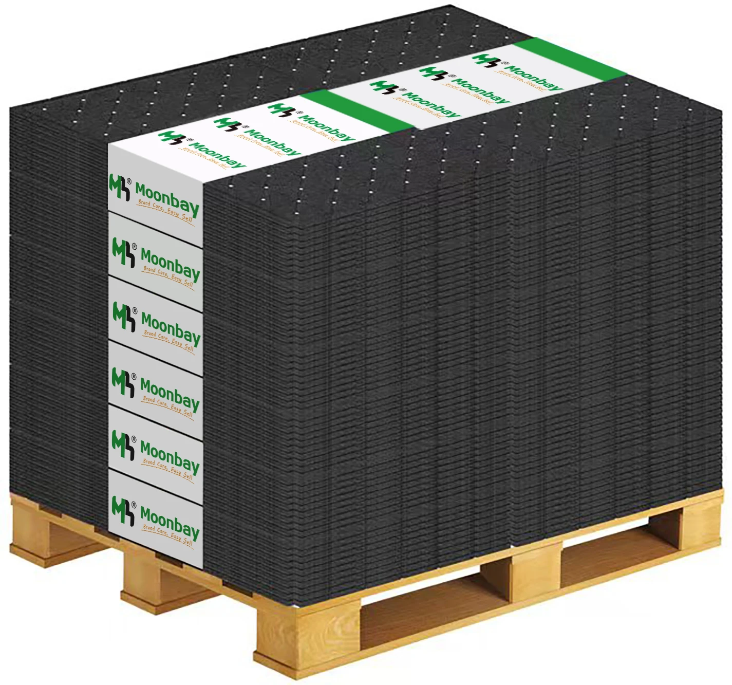 Black Brick Paver Base Panel for Garden Supplies for Landscaping and Foundation Work