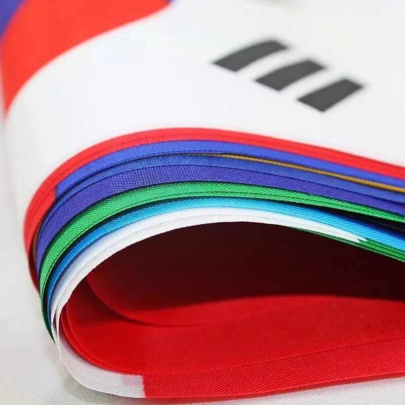 Factory Direct Sale Promotional Custom Size Sublimation Commerce Campaign Advertising All Country Hand Waving Flag With Stick