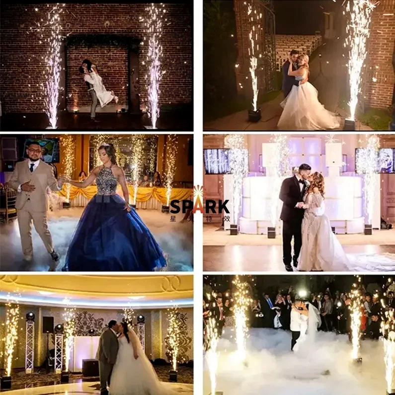 SP electronic cold fireworks Stage Fountain Spark Machine High Impact Stage Effect Wedding Party Stage