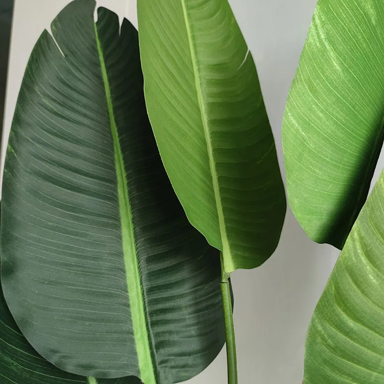 Wholesale Simulation Green Plant Artificial Plastic Travellers Banana Indoor Bonsai Tree Plants