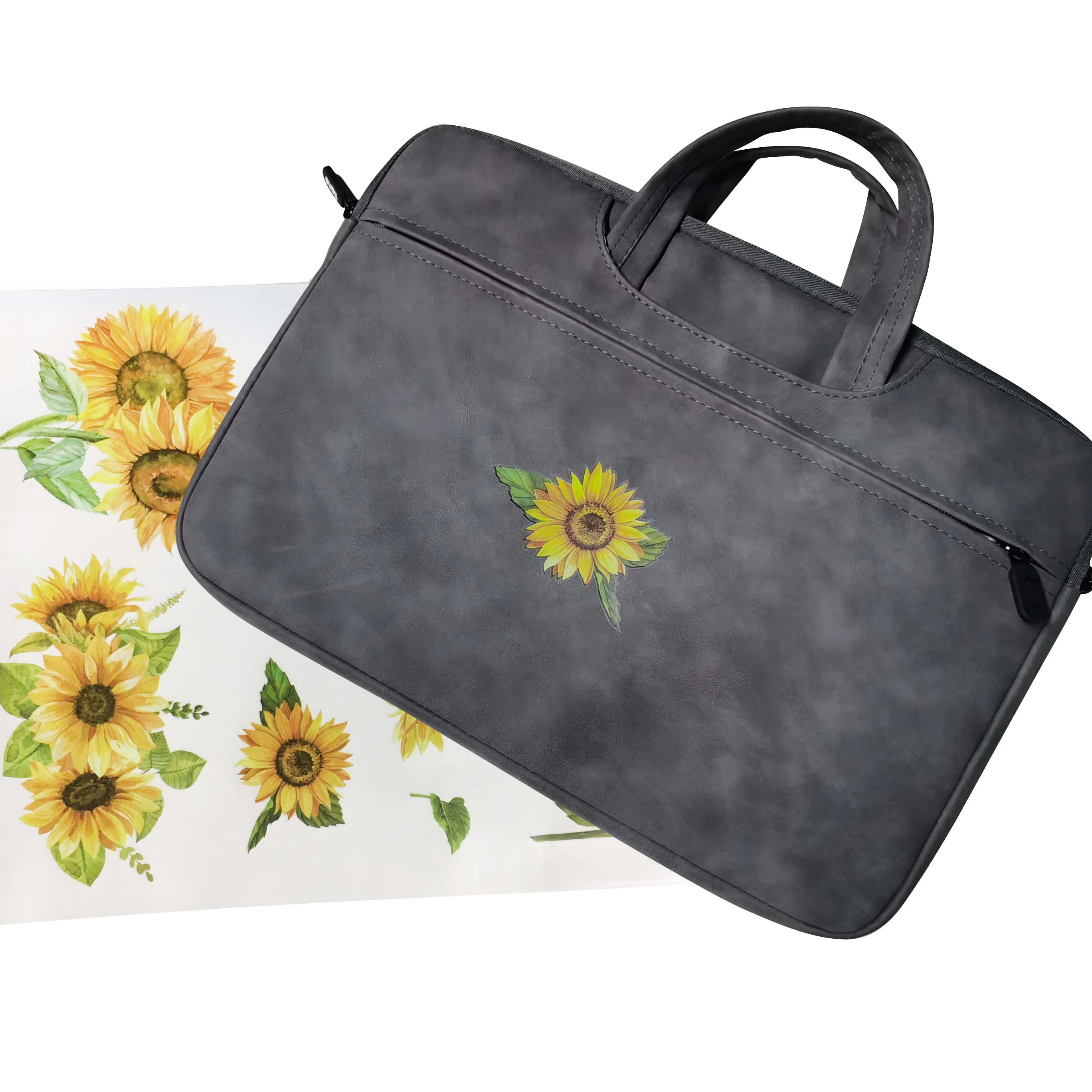 4 Pcs Rub on Transfer Sticker Flower House Pattern DIY Scrapbooking Making Decor