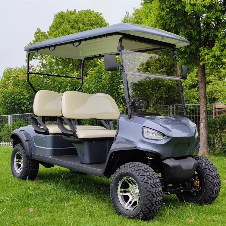 China Manufacturer Lithium Battery Powered Golf Buggy Club Car 2 4 6 8 Seats Electric Golf Car 4 6 passengers For Hotels Resorts