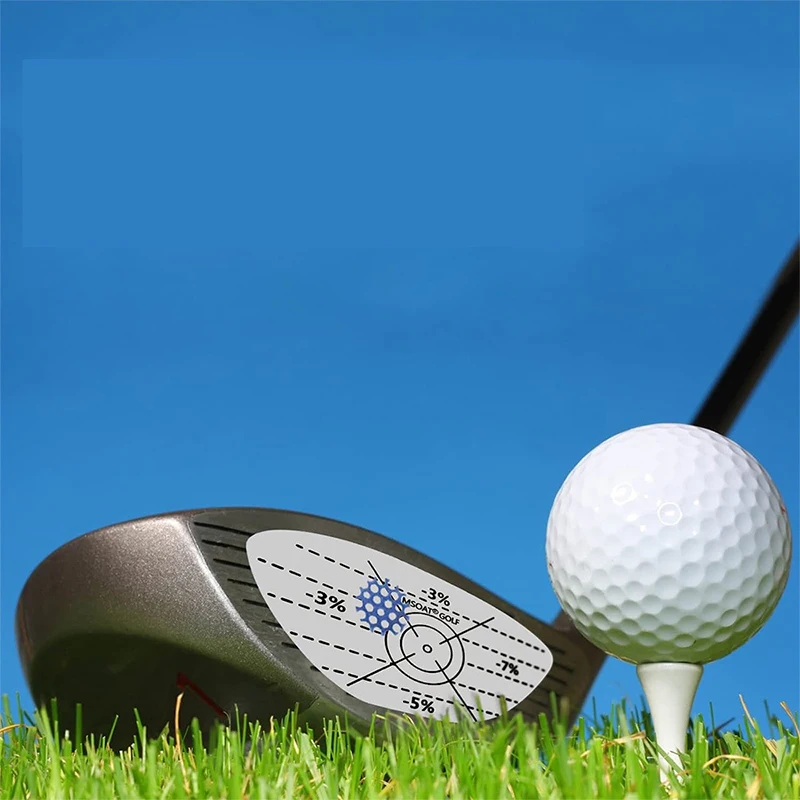 Waterproof Golf Impact Tape Set Self-Teaching Sweet Spot and Shot Consistency Analysis for Woods Irons and Putters