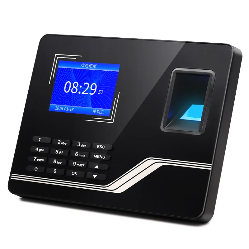 Intelligent TCP/IP Wholesale Price Fingerprint/Password Employee Time Attendance Free software with Back Up Battery F20H